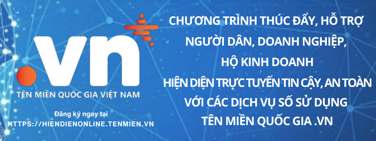 Kế hoạch Triển khai “Chương trình thúc đẩy, hỗ trợ người dân, doanh nghiệp, hộ kinh doanh hiện diện trực tuyến tin cậy, an toàn với các dịch vụ số sử dụng tên miền quốc gia “.vn” đến năm 2025” trên địa bàn tỉnh Bà Rịa - Vũng Tàu