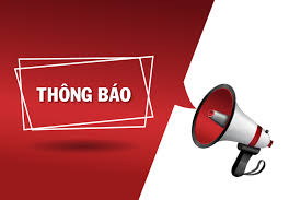 Thông báo cúp điện